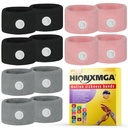 HIONXMGA 6 Pairs Motion Sickness Bands – Natural Anti Nausea Acupressure Wristbands for Morning & Motion Sickness Relief – Ideal for Car, Cruise & Flight Travel – for Adults and Kids
