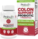 Probulin Colon Support Probiotic Supplement, Daily Gut, Digestive, and Immune Health Probiotics Capsules for Men and Women, 20 Billion CFU, Vegan, 60 Count Bottle