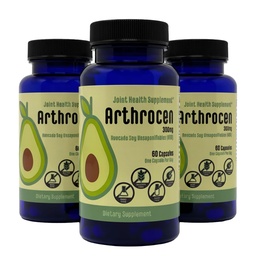 Joint Health Supplement, 300Mg Avocado Soy Unsaponifiable, Non-GMO, Dairy Free, Gluten Free & Shellfish Free, 60 Day Supply, One Capsule Per Day (6 månader)