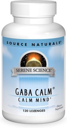 Källa Naturals Serene Science, GABA Calm Snabbupplösande Peppermint smak - 120 Lozenges
