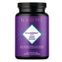 NAOMI BrainSpan™ with BDNF Support - Supports Working Memory, Focus & Concentration - CogniSage™, CognatiQ®, Lion Mane, Phosphatidylserine, Ginkgo Biloba, B6 & B12, Non-GMO, 30-Day Supply