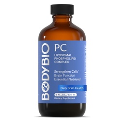 BodyBio PC - Fosfatidylkolin för hjärnhälsa, mental klarhet, kognitiv funktion, cellulär reparation och hälsosam åldrande, fosfolipidkomplext tillskott för Gentle Daily Detox