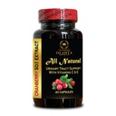 Cranberry Extract Concentrated - Natural Solution for Urinary Tract Comfort & Overall Wellness, Supports Healthy Bladder Function & Enhances Your Body's Natural Protective Mechanisms - 1 Bottle