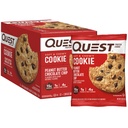 Quest Double Chocolate Protein Bars & Peanut Butter Chocolate Chip Protein Cookie Bundle, 12 Count Each