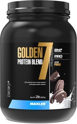 Maxler Golden 7 Protein Blend - Proteinpulver för Muscle Gain & Recovery - Cookies och Cream Protein Powder 2 lb