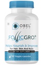 obel Follicgro Hair, Skin och Nails Supplement | Herbal Extracts | Vitaminer | Biotin | MSM | Saw Palmetto | Nettle | 60 kapslar