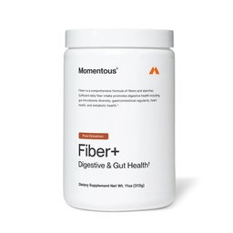 Momentous Fiber+, Psyllium Husk Powder, Multi-Source Blend, Pure Cinnamon