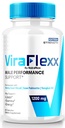 NutraRize ViraFlexx Pro Capsules for Men, Male Performance Support 500mg, All Natural Dietary Supplement to Support Overall Health, Vira Flexx Reviews (60 Capsules)