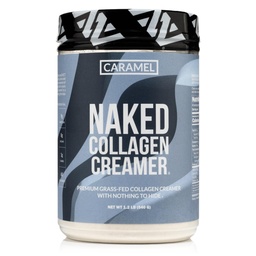 Naked Collagen Coffee Creamer - Caramel Collagen Creamer för kaffe - Dairy-Free, Gluten-Free, GMO-Free - Support Hair, Skin och Nails - 40 portioner