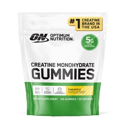 Optimum Nutrition Creatine Monohydrate Gummies, Pineapple Flavor, 105 Ct