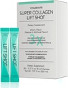 VITALBEAUTIE Liquid Collgen for Women, SuperCollagen Lift Shot - Premium Multi Collagens Peptides Type I, II, III, V, X 1500mg with Hyaluronic, Vitamin C, Third Party Certified, High Absorption