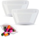 GMS Squeezable Pocket Pill Case - Small, Lightweight Pill Organizer Ideal for Travel - Håller mediciner säkert - Sturdy Design med enkel fussfri tillgång - 2 tums ficka Sized & Discreet - 2 Pack