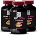 Balanserad energiökning - MUIRA PUAMA BARK EXTRACT - Herbal Support, Dynamic Lift, Everyday Energy Source, Botanical Enhancement, Focus Power, Plant Synergy, Daily Recharge 3 Bottles 180 Capsules