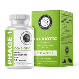 Intestinal Fortitude Phage 1 - Ultimate Gut Health Supplement, Total Restore Intestinal Defense, Patented Bacteriophage Blend för Gut Support, Digestive & Immune System Health, Destroy Bad Bacteria