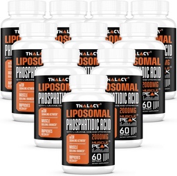2000mg Liposomal Phosphatidic Acid Muscle Builder (PA), High Absorption Muscle Building Supplements for Men & Women | Muscle Gainer, mTOR Protein Synthesis & Lean Muscle, Styrka, 10 Pack