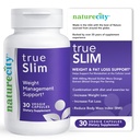 NatureCity True-Slim Morosil Weight Management Capsules | 400mg Sicilian Blood Orange Extract | Supports Reduction of Belly Fat & Waist Size | 30 Veggie Capsules | Non-GMO, Gluten-Free | Made in USA