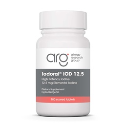 Optimox Iodoral 12,5 mg Tillägg - jodtillskott, sköldkörtelstöd för kvinnor och män, lugol lösning piller, kaliumjodid tabletter, daglig mineralkomplex - 180 greve