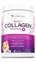 Multi Collagen Peptides Powder för kvinnor - Hydrolyserad smaksatt Collagen Powder för kvinnor med typ I II III V & X Vitamin C & Hyaluronsyra för hårskinn och naglar (Pink Lemonade) - 30 portioner