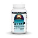 Källa Naturals Pancreatin 8X, 500 mg Digestive Enzymes - 100 kapslar