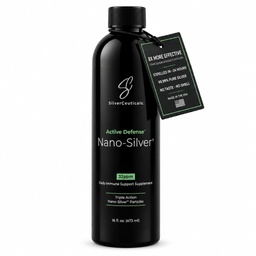 Colloidal Silver w/Nano Technology - 8X More Effective - 32ppm 16oz
