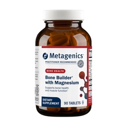 Metagenics Bone Builder med Magnesium - för omfattande benstyrka & Wellness * - med Calcium, vitamin D & Chelated Magnesium för snabb absorption - Non-GMO & Gluten-Free - 90 tabletter