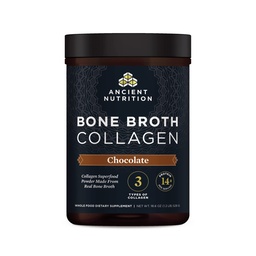 Ancient Nutrition Collagen Powder, Bone Broth Collagen, Chocolate, Hydrolyzed Multi Collagen Peptides, stöder hud och naglar, Joint Supplement, 30 portioner, 18.6oz