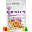 Quercetin with Bromelain Gummies - Vitamin C + Zinc + Vitamin D3 - Quercetin 500mg Gummies for Kids and Adults (1)