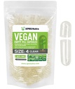 XPRS Nutra Size 4 Empty Capsules - 500 greve Clear Small Empty Vegan Capsules - DIY Vegetable Capsule Filling - Fillable Do-It-Yourself Veggie Pill Caps för tillägg