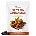 Ceylon Cinnamon Capsules with MCT Oil | Non-GMO, Gluten-Free Herbal Cinnamon Supplements, 300 Count