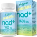 1600 MG Liposomal NAD + Supplement, NAD + Boosting Supplement, Superior Absorption, Vitamin B3 för åldrande försvar, livslängd, energi, reparation, icke-GMO, 60 Softgels