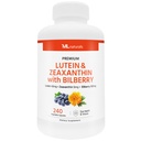 ML Naturals Lutein & Zeaxanthin with Bilberry – 40mg Lutein, 5mg Zeaxanthin & 100mg Bilberry (Per Serving) – 240 Vegetable Capsules – Supports Eye Health & Vision