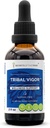 Tribal Vigor Alcohol-Free, Glycerite Eleuthero Siberian Ginseng, Catuaba, Barrenwort - Horny Goat Weed, Muira Puama, Saw Palmetto, Tribulus. Tinktur, Herbal Extract Wellness Support (2 FL OZ)