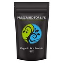 Prescribed For Life Organic Rice Protein Powder | Non GMO Whole Grain Brown Rice Protein Concentrate Powder - 80% Protein (10kg / 22lb)