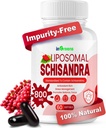 800MG Schisandra Organic Extract, Schisandra Supplement, Schisandra Berry Softgels for Energy Support, Liver Health, Antioxidant Protection & Digestive Wellness - 60 Softgels, Made in USA