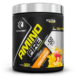 Forzagen Amino Fire | Essential Amino Energy Powder för Pre-Workout | BCAA Energy Boost & Muscle Recovery Drink Mix, Enhance Focus & Concentration, Dietary Supplement | Peach Mango, 40 portioner