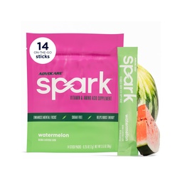 AdvoCare Spark - Energidryck Mix - Vitamin & Amino Acid Supplement - Stöder Energi & Focus * - Portable Immune Support * - Sugar-Free - Vattenmelon, 14 Stick Packs (3,5 oz)
