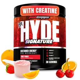 PROSUPPS Mr Hyde Signature Pre Workout Powder med kreatin, Beta Alanine & koffein - Prestanda, energi och uthållighet - Clean Fitness & Gym Supplements for Men & Women (Fruit Punch, 30 portioner)