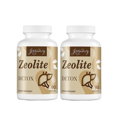 Zeolite Detox Capsules, Organic Activated Charcoal, Bentonite Clay, 1-2 μm Clinoptilolite, Maximum Absorption, Gut Liver Detox Cleanse Full Body för kvinnor Män, 180 kapslar
