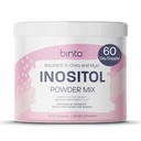 Binto Inositol Powder Mix | 60-Day Supply | 40:1 Ratio of Myo and D-Chiro Inositol | Hormone Balance and Ovulation Support | Preservative Free