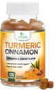 Turmeric Curcumin Supplement Gummies - 95% Curcuminoids with Turmeric Ginger, Black Pepper for Best Absorption, Nature's Vegan Joint Support, Non-GMO, Gluten Free, Tasty Cinnamon Flavor - 120 Gummies