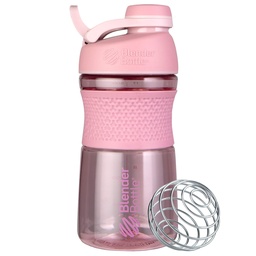 BlenderBottle SportMixer Shaker Bottle Perfekt för Protein Shakes och Pre Workout, 20-Ounce, Rose