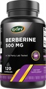 Oxify Berberine 500 mg | 120 Capsules | Gluten-Free, Non-GMO | Supplement Made in USA