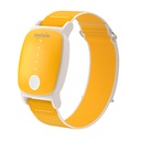 EmeTerm Explore for Kids FDA-Cleared Anti-Nausea Wristband IP68 Waterproof Morning Motion Sickness Relief Band Rechargeable Classic Strap Design Drug Free Non-drowsy Without Side Effects Sunny Yellow
