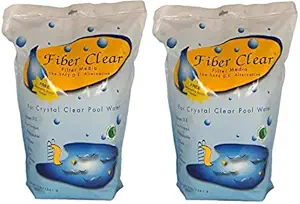 Fiber Clear 9 oz 2 Pack 4009DC Cellulose Filter Media D.E. Alternativ för simning pooler