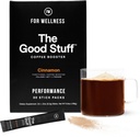 For Wellness The Good Stuff Performance – Coffee Booster | Collagen + MCT Powder Supplement with L-Theanine and Antioxidants for Jitter-Free Energy & Stamina | Non-Dairy, Keto-Friendly, 30 Servings