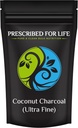 Prescribed For Life Activated Charcoal Powder, Coconut Shell Charcoal Ultra Fine Husk Food Grade Powder (5kg)