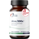Designs for Health Aloe/200x - 200mg Aloe Vera Extract - Mycket koncentrerad Aloe Leaf Supplement för GI Support - icke-GMO, vegetariska piller (60 kapslar)