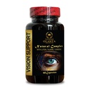 Vision Support Natural Formula - Vision Supplements for Seniors - Bilberry Fruit Supplement for Eyes - Antioxidant Blend - 1 Bottle 60 Capsules