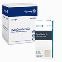 Dynarex DynaGinate AG Silver Calcium Alginate Dressing, Dressing for Advanced Wound Care, 4” x 8”, 10 Boxes of 5 AG Silver Calcium Alginate Dressings (Pack of 50) [Packaging May Vary]