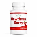 New Life Hawthorn Berry 1000mg, Cardiovascular Health, 60 Veg Capsules 100 Capsules